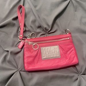 COACH  Wristlet EUC!